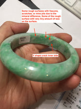 Load image into Gallery viewer, 56.2mm Certified Type A 100% Natural sunny green purple white Jadeite bangle PC168-8111

