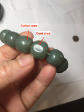 Load image into Gallery viewer, 100% Natural 13.8x13mm green/yellow/brown/blue/gray vintage style nephrite Jade bead man bracelet HF22
