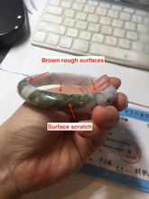Load image into Gallery viewer, 卖了 62.3mm certified 100% natural Type A purple white brown jadeite jade bangle AZ157-4009
