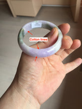 Load image into Gallery viewer, 50mm certified  100% natural Type A brown green/purple oval  jadeite jade bangle PB161-1095
