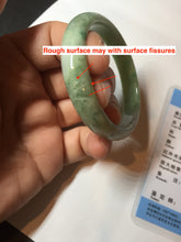 Load image into Gallery viewer, 47.5mm Certified type A 100% Natural sunny green Jadeite Jade bangle BM93-4468
