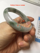 Load image into Gallery viewer, 57mm Certified 100% natural Type A light green/purple Whispers of the Spring Breeze jadeite jade bangle PH94-5446
