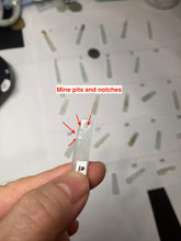Load image into Gallery viewer, 100% Natural type A icy watery light green white narrow rectangle Jadeite Jade safe and sound pendant group BS139 Add on item
