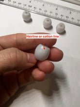 Load image into Gallery viewer, 12-14mm Type A 100% Natural white/light green/purple Jadeite Jade LuluTong (Every road is smooth) pendant S68
