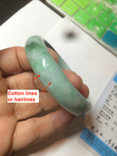 Load image into Gallery viewer, 52.3mm Certified 100% Natural type A sunny green/dark green deep forest Jadeite Jade bangle Deep in the forest AZ8-1651
