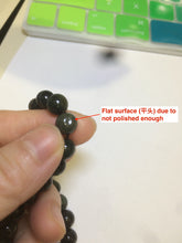 Load image into Gallery viewer, AllaboutjadeCanada.com only. 6.5-7.5mm 100% natural black/blue/green/brown(Wuji, Mocui) jadeite jade beads bracelet AK8 (Add on item, not sale individually. ) .
