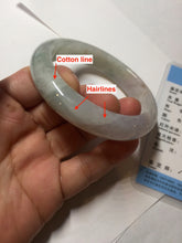 Load image into Gallery viewer, 56.5mm certified 100% natural Type A light green purple red(FU LU SHOU) jadeite jade bangle PC136-9157
