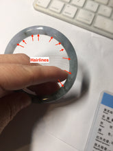 Load image into Gallery viewer, 55.3mm Certified Type A 100% Natural dark green/purple/gray round cut Jadeite bangle AA128-6937
