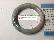 Load image into Gallery viewer, 58mm Certified 100% natural Type A green/purple jadeite jade bangle PB95-8990
