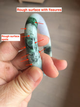 Load image into Gallery viewer, 56mm certified 100% natural Type A light green brown purple jadeite jade bangle AA31-4076
