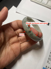 Load image into Gallery viewer, 50.2mm certified 100% natural Type A light green/gray/purple jadeite jade bangle PD202-2389

