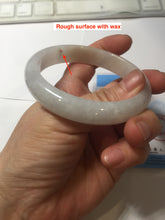 Load image into Gallery viewer, 57.5mm certified Type A 100% Natural light purple yellow brown Jadeite Jade bangle BS132-4014
