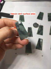 Load image into Gallery viewer, 100% Natural Type A Sunny Green Dark Green Black Gray Misty Mountain Forest Jadeite Jade Safe and Sound Pendant Group BS121
