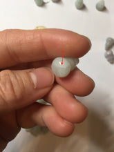 Load image into Gallery viewer, 100% natural type A 3D white/yellow/purple/brown Jadeite jade gourd ( 葫芦, 福禄) pendant PH108
