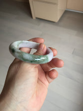 Load image into Gallery viewer, 52mm certified natural 100% natural Type A dark green sunny green brown purple oval jadeite jade bangle PB235-1093
