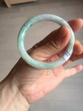 Load image into Gallery viewer, 52.4mm certified Type A 100% Natural green/yellow/purple(FU LU SHOU) round cut Jadeite Jade bangle PE90-5479
