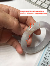 Load image into Gallery viewer, 50.5mm certified  100% Natural type A light green purple white yellow Jadeite Jade bangle PH244-0740
