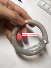 Load image into Gallery viewer, 53.5mm 100% natural beige yellow white pale pink round cut a taste of the tropical Coral Jade (珊瑚玉) bangle SY124
