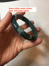 Load image into Gallery viewer, 60.6mm Certified Type A 100% Natural dark green/blue/gray/black Guatemala Jadeite bangle PB278-0712
