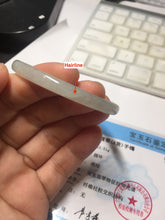 Load image into Gallery viewer, 50mm Certified Type A 100% Natural icy watery light green gray slim Jadeite Jade bangle PJ52-2046
