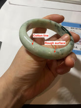 Load image into Gallery viewer, 56mm certified 100% natural type A light green/dark green/white jadeite jade bangle PH40-0490
