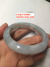 Load image into Gallery viewer, 54.4mm Certified Type A 100% Natural green/white/purple Jadeite Jade bangle AX43-7720

