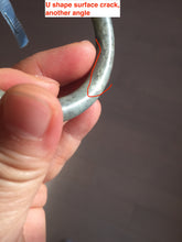 Load image into Gallery viewer, 51mm Certified 100% Natural Green/ black/gray sesame paste 芝麻糊 青花 round cut nephrite Jade bangle HHE104-5567
