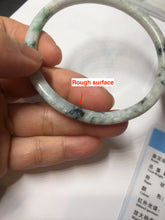 Load image into Gallery viewer, 60.2mm certified Type A 100% Natural sunny green red brown slim round cut Jadeite Jade bangle PH209-6198
