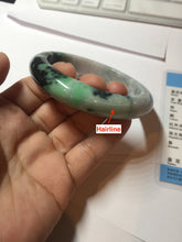Load image into Gallery viewer, 58mm Certified 100% natural Type A green/purple jadeite jade bangle PB96-8986
