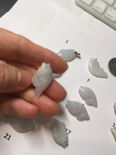 Load image into Gallery viewer, 100% Natural type A clear/green/ purple/white jadeite jade 3D fish Pendant PH111 Add on item
