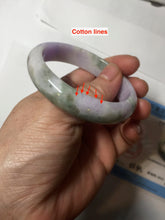 Load image into Gallery viewer, 50mm certified  100% natural Type A brown green/purple oval  jadeite jade bangle PB161-1095
