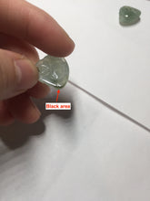 Load image into Gallery viewer, 100% Natural type A icy watery dark green(老油青) happy Buddha jadeite pendant BP178
