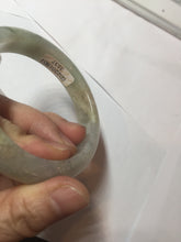 Load image into Gallery viewer, 53.2mm certified type A 100% Natural green/yellow/purple/gray Jadeite Jade bangle G109-3537
