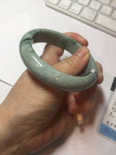 Load image into Gallery viewer, 56.3mm Certified Type A 100% Natural dark green/gray/black Jadeite Jade bangle PA6-3474 ($29.99 group)
