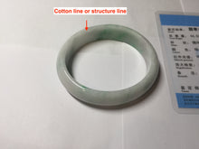 Load image into Gallery viewer, 52.5mm certified type A 100% Natural sunny green/purple oval jadeite jade bangle PF55-0437
