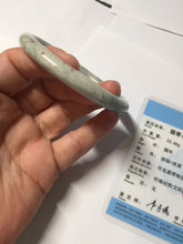 Load image into Gallery viewer, 56.8mm Certified Type A 100% Natural light green/yellow/red strawberry jelly Jadeite Jade bangle AA87-3950
