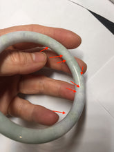 Load image into Gallery viewer, 57.8mm certified 100% natural type A green/purple/red(FU LU SHOU) round cut jadeite jade bangle PA205-(0426) Add on item Shopify only
