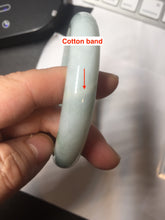 Load image into Gallery viewer, 62mm certified 100% natural Type A oily dark green gray black white (老油青) jadeite jade bangle PH232-0050
