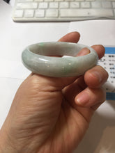 Load image into Gallery viewer, 51mm certified Type A 100% Natura light sunny green white purple Jadeite jade bangle PH160-4669
