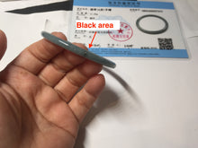 Load image into Gallery viewer, 51.5mm Certified Type A 100% Natural Light Blue Green Gray Ru Kiln Sky Celadon Blue (汝窑天青蓝) Guatemala Jadeite Jade Slim Round Bangle PJ104-7377
