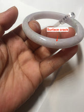 Load image into Gallery viewer, 53.5mm certified 100% natural light green purple slim jadeite jade bangle PC39-4034
