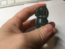 Load image into Gallery viewer, 100% Natural green/blue/gray/black Guatemala jadeite Jade doggy desk decor/worry stone PF6
