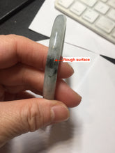 Load image into Gallery viewer, 57.2mm certified 100% natural Type A white sunny green dark green ink painting (水墨) round cut jadeite jade bangle PC158-3151
