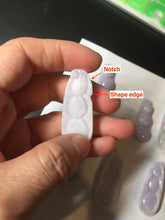 Load image into Gallery viewer, Type A 100% Natural white/green/purple Four Seasons Fortune Beans jadeite jade pendant group BK101
