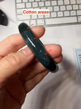 Load image into Gallery viewer, 59.8mm Certified Type A 100% Natural dark green/blue/gray/black Guatemala Jadeite bangle PJ140-1483
