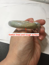 Load image into Gallery viewer, 53.8mm certified Type A 100% Natural icy light green/yellow/purple Jadeite Jade bangle F100-3517
