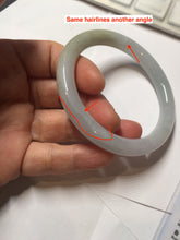 Load image into Gallery viewer, 55.2mm certified 100% natural Type A light green yellow purple round cut jadeite jade bangle PA235-9860

