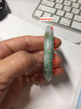 Load image into Gallery viewer, 52.5mm Certified 100% natural Type A sunny Green Brown Purple(Fu Lu Shou) jadeite jade bangle PH248-0503
