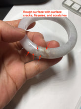 Load image into Gallery viewer, 50.5mm certified  100% Natural type A light green purple white yellow Jadeite Jade bangle PH244-0740
