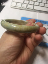 Load image into Gallery viewer, 57.7mm certified Type A 100% Natural light green/yellow/red/white Jadeite Jade bangle AZ195-2742
